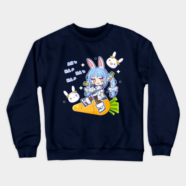 Pekora! Crewneck Sweatshirt by Kaidankuri